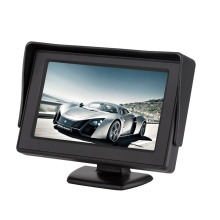 Mini 4.3 inch LCD electric vehicle rearview car monitor with Sunvisor